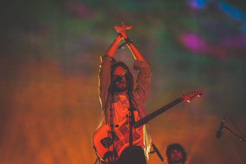 Tame Impala, Rock in Roma, live, concerto, Kevin Parker, oscilloscopio, foto, gallery, Kimberley Ross, 26 agosto 2015, Nick Allbrook