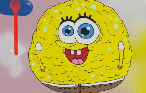 Il "Fat Spongebob" di Laurina Paperina, tra gli artisti di #UAR