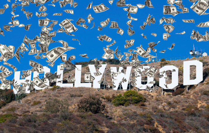 Una pioggia di soldi su Hollywood