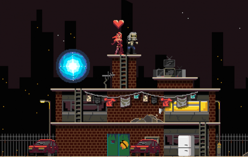 Una schermata del gioco "Speed of Light"