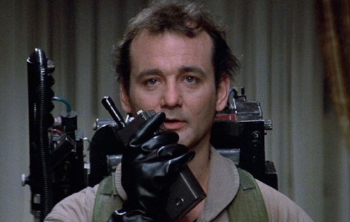 Bill Murray in "Ghostbusters", il film diretto da Ivan Reitman nel 1984