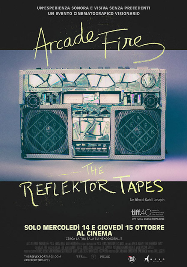 "The Reflektor Tapes" sarà distribuito in Italia il 14 e 15 ottobre da Nexo