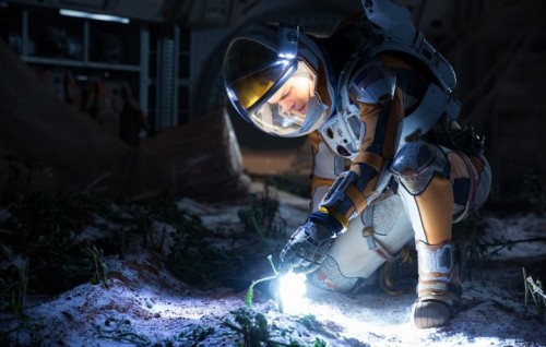 The martian con Matt Damon, e di #idley Scott