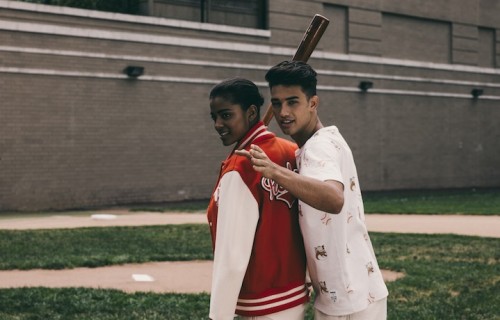 Due look della collezione Reebok Classic x Maison Kitsuné