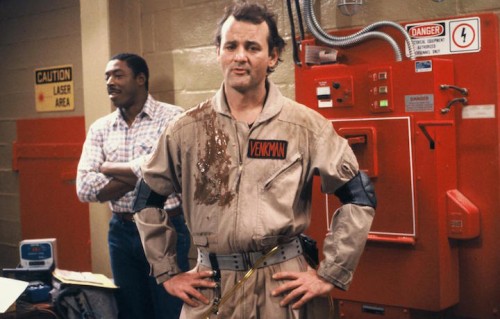 Bill Murray nei panni di Peter Venkman. Fonte: Facebook