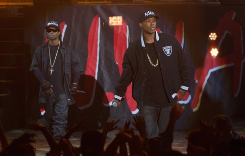 Una scena di "Straight Outta Compton"