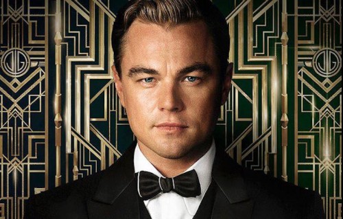 Leonardo DiCaprio nella locandina di "Il Grande Gatsby" di Baz Luhrmann, uscito nel 2013