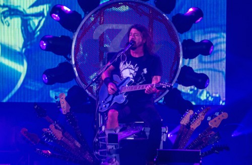 Bologna, 13 novembre 2015. Foo Fighters in concerto all' Unipol Arena. Foto di Max Donati