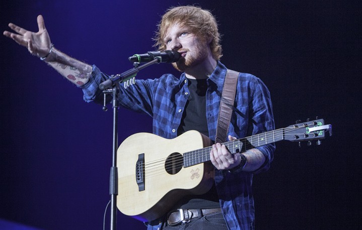 Ed Sheeran a Milano nel 2015. Foto: Ikka Mirabelli