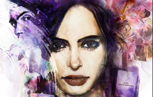 La locandina di lancio di "Jessica Jones", in uscita il 20 novembre in Italia