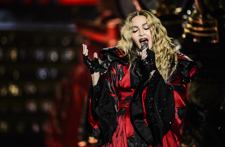 Madonna durante il concerto di Torino. Foto: Michele Aldeghi