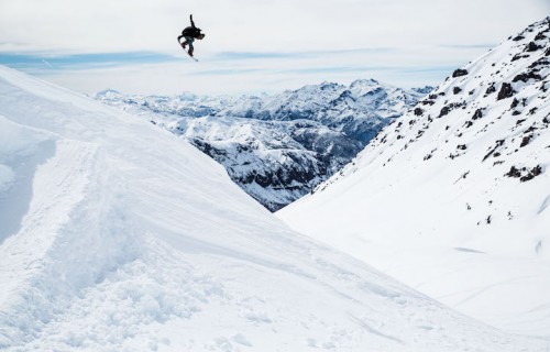 Danny Davis sulle montagne del Cile. Foto: Adam Moran