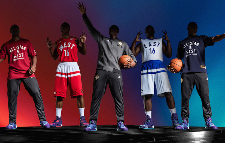 Le divise dell'All Star Game di febbraio a Toronto