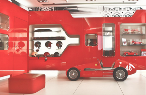 Il Ferrari Store è solo uno dei brand che si sono rivolti a Sound Identity