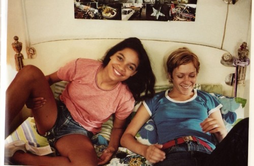 Rosario Dawson e Chloe Sevigny durante le riprese di Kids