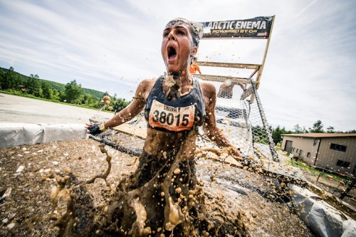 Un'immagine del Tough Mudder in New England. Foto: Gameface Media