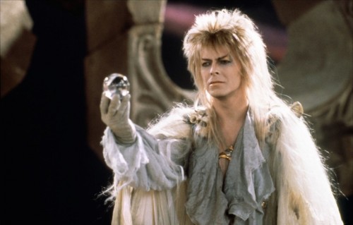 Una scena di "Labyrinth" con David Bowie