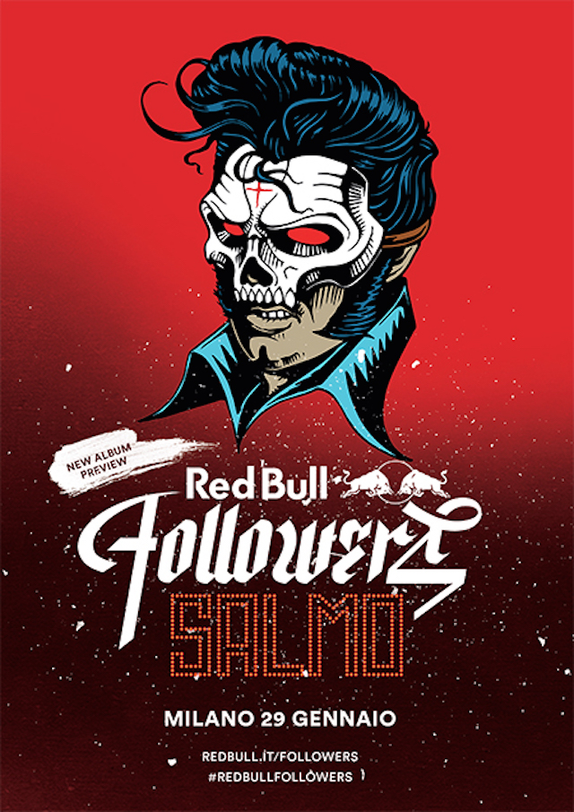 Salmo presenta il nuovo album "Hellvisback" a Red Bull Followers