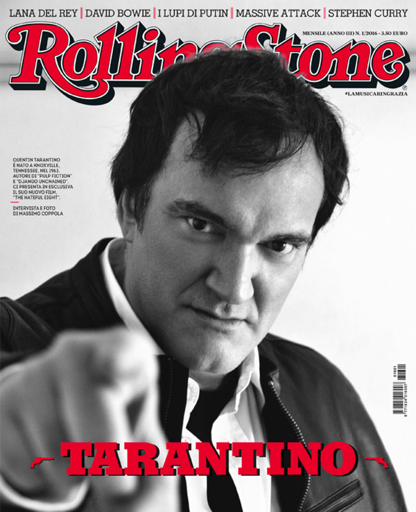 Cominciamo da Tarantino. È in edicola Rolling Stone di gennaio