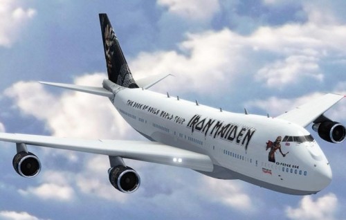 Iron-Maiden Ed Force One (Boeing 747