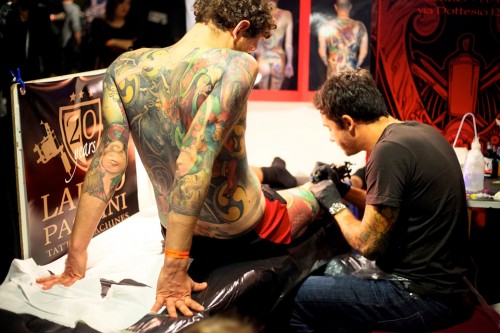 Milano Tattoo Convention, tattoo, tatuaggio, ink, rollink, Milano, foto, gallery, Arianna Carotta, La Pina deejay