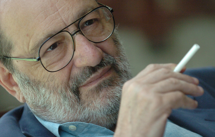 Umberto Eco, foto Vince Talotta/Toronto Star