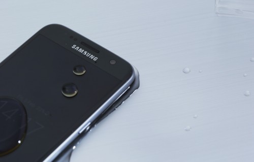 Un'immagine del nuovo Galaxy S7 di Samsung