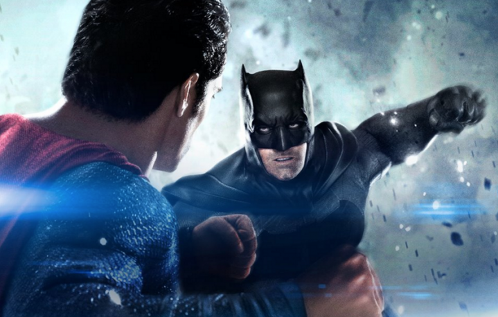 Un'immagine promozionale di "Batman VS Superman"