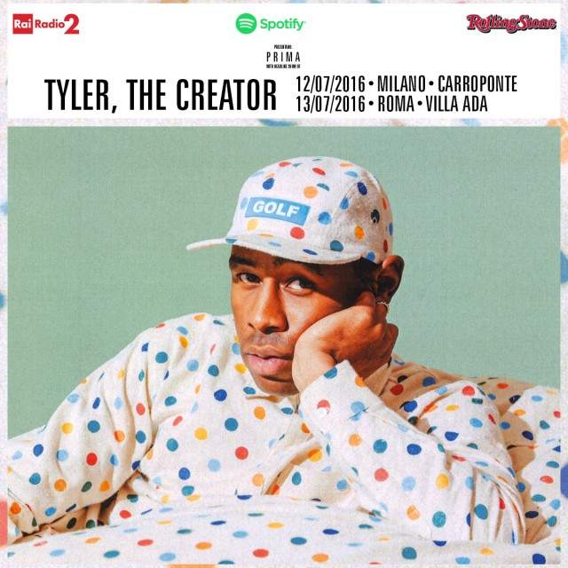 Tyler, the Creator suonerà in Italia il 12 e 13 luglio