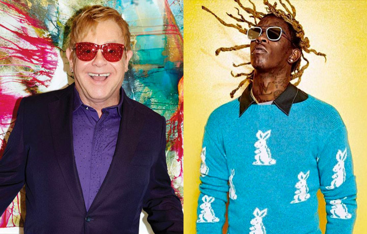 Elton John starebbe collaborando con il rapper Young Thug