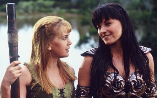 Renée O'Connor e Lucy Lawless