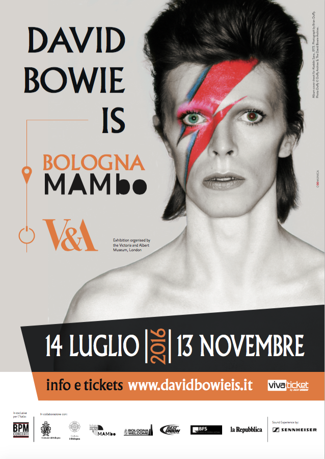 La mostra "David Bowie Is" dopo essere stata a Chicago, San Paolo, Toronto, Parigi, Berlino, Melbourne e Groningen, approderà dal 14 luglio a Bologna