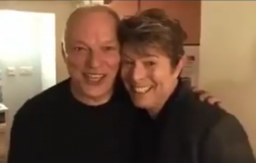 Bowie e Gilmour