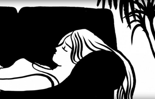 "Amore Cieco" è il primo video illustrato da Alessandro Baronciani. La canzone è di Pagliaccio featuring Ex-Otago