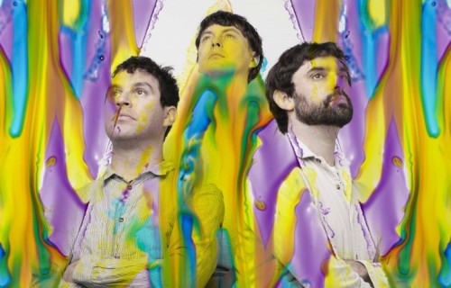 I tre membri degli Animal Collective: Panda Bear, Geologist e Avey Tare