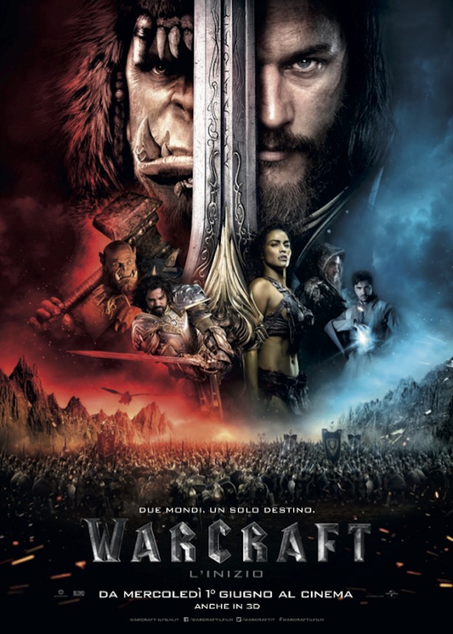 La locandina di Warcraft, il film in uscita il 1 giugno