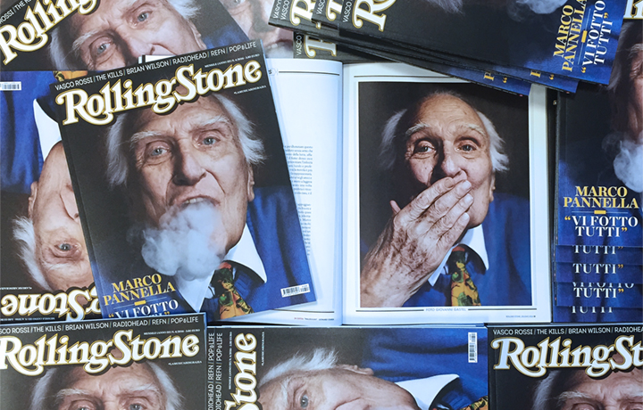 “Vi fotto tutti”, Marco Pannella sulla copertina di Rolling Stone di giugno