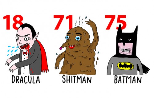 Tre opere delle 90 realizzate da Laurina Paperina