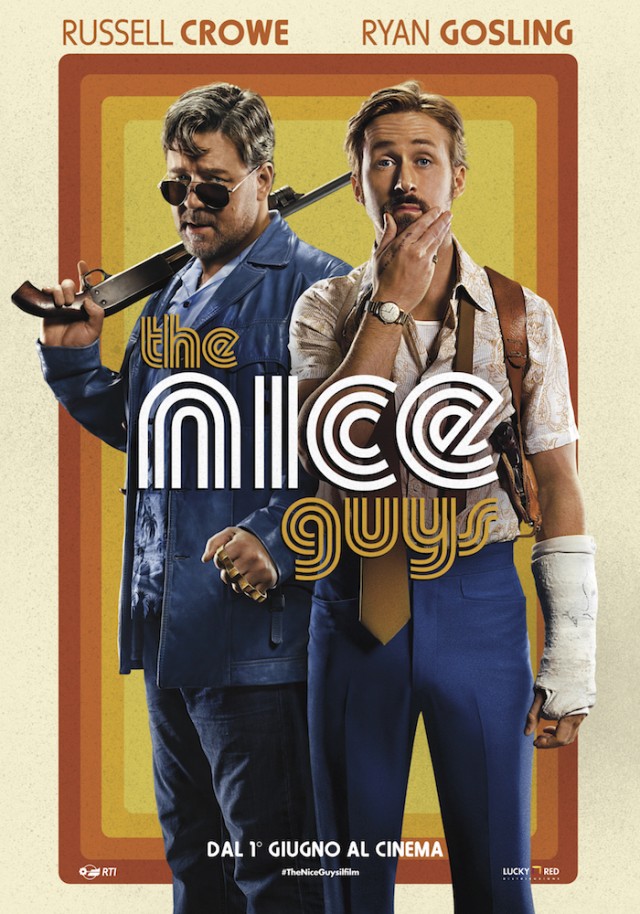 La locandina di "The Nice Guys", dal 1 giugno al cinema