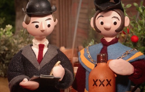 Un frame di "Burn The Witch" dei Radiohead