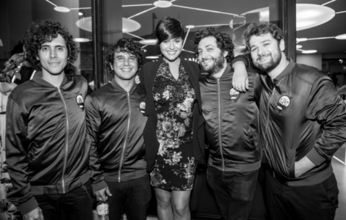 I Selton con Miss Italia al Divano di Rolling