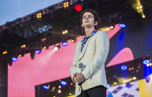 Francesco Mandelli sul palco degli Mtv Awards 2016 - Foto di Francesco Prandoni