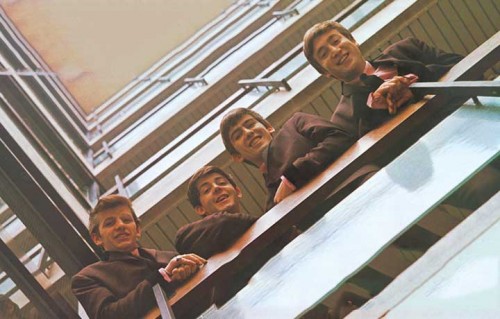 La foto della copertina di "Please Please Me" dei Beatles