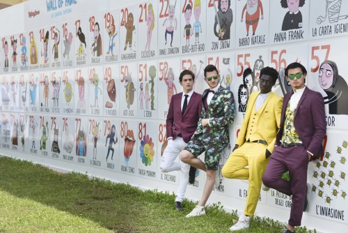 Pitti, Pitti Uomo, Pitti Uomo 2016, Firenze, moda, Fortezza, Laurina Paperina, Wall Of Fame, illustrazioni