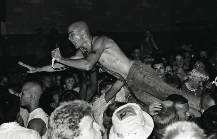 Henry Rollins dei Black Flag. Crediti: Edward Colver