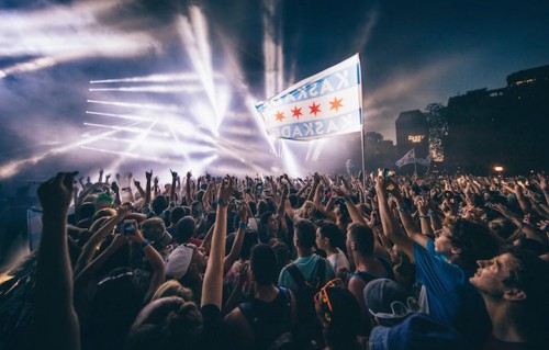 Il pubblico del Lollapalooza del 2015. Foto: Joe Gall/Red Bull Content Pool