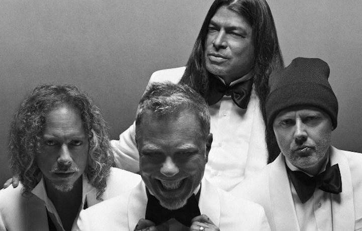 I Metallica in uno scatto della nuova campagna realizzata da Zackery Michael