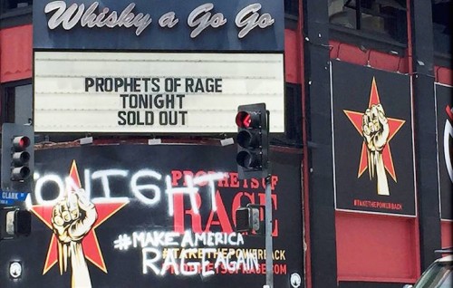 Ieri sera c'è stato il primo concerto dei Prophets of Rage