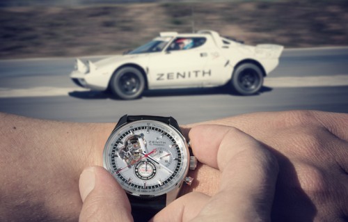 Una Lancia Stratos e il cronografo El Primero di Zenith in edizione limitata