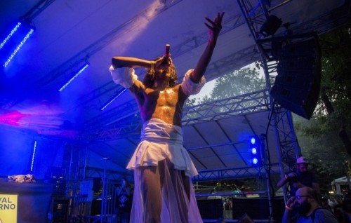 Mykki Blanco al Festival Moderno il 7 luglio 2016 al Circolo Magnolia di Milano - Foto di Ikka Mirabelli